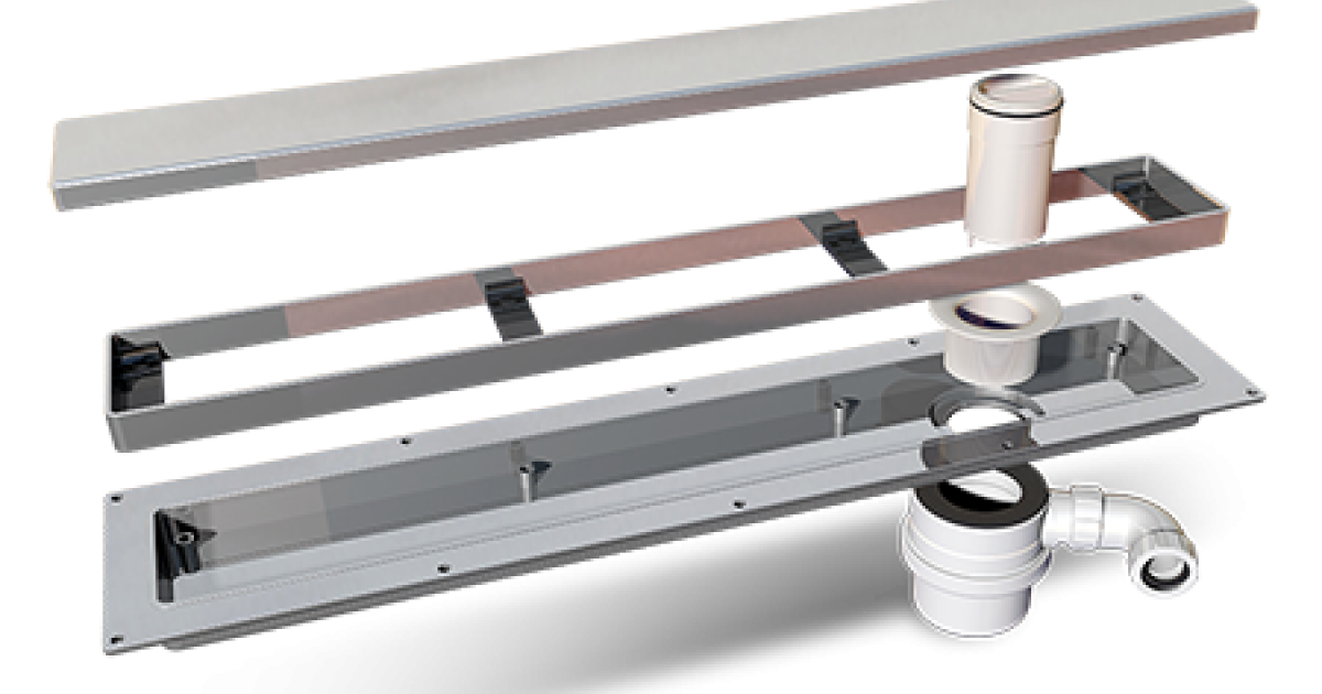Channel EDrain For Dukkaboard Shower Tray Dukkaboard